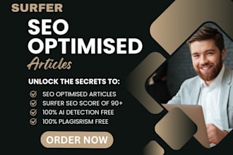 write high ranking surfer SEO articles and blog posts