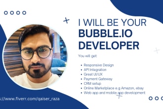 be your bubble io developer and transform ideas into dynamic web solutions