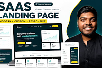 design a high converting saas landing page for your startup