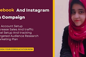 create facebook, instagram, shopify ads campaign and fb advertising