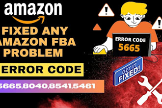 fix any amazon fba problem and listing error