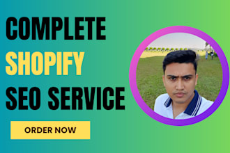 do complete shopify SEO optimization service