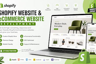 modify unique shopify ecommerce dropshipping website
