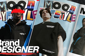 be your brand designer and creative director streetwear brand tshirt designer