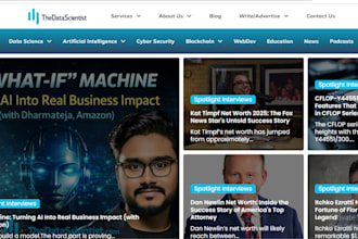 do gp on thedatascientist,com, artdaily,com ocnjdaily