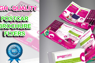design modern business brochures, booklet, trifold, or flyer