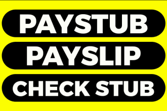 do paystubs, payslip, pay stub check  stub and w2
