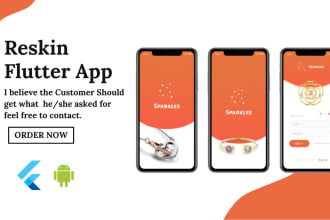 professionally reskin or redesign your flutter android app