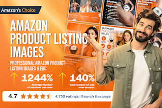design high converting amazon product listing images