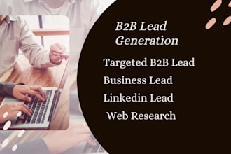 b2b linkedin lead generation and email list building