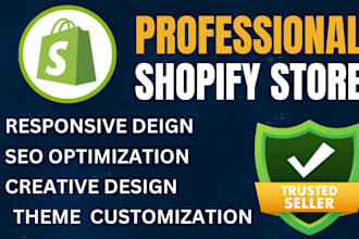 do shopify website development, shopify store design