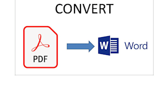 convert pdf to word, excel , etc
