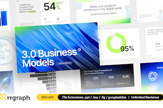 design a modern investor pitch deck