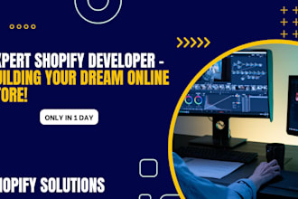 develop full shopify website