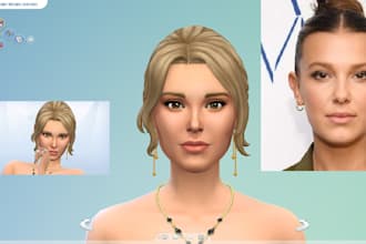 make detailed and accurate sims for you in sims 4
