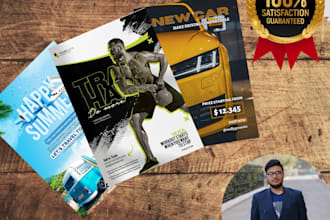 professionally design a flyer, brochure, booklet or pamphlet