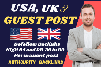 do USA guest post UK guest post with dofollow SEO backlinks