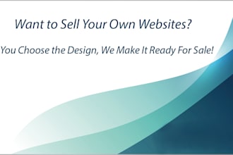 make you websites ready for sale