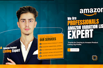do amazon fba product listings and variation or fix listings
