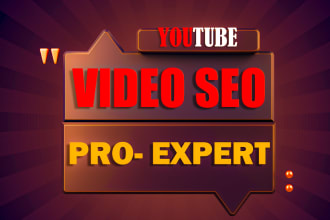 best youtube video SEO expert optimization and channel growth manager