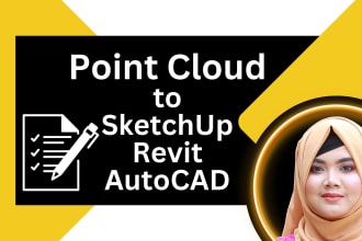 convert matterport, point cloud to revit or sketchup