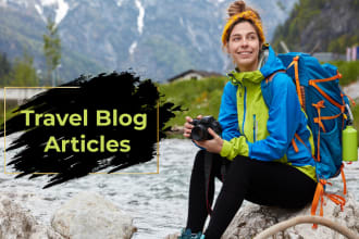 write SEO travel articles or blogs