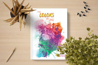 design artistic book covers for poetry, romance, kdp and ebooks