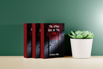 do design comic,crime horror,science fiction book cover