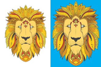 recreate and vector trace any of your logo or images