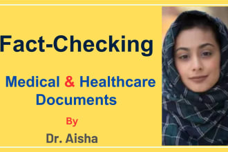 fact check any medical document as a doctor
