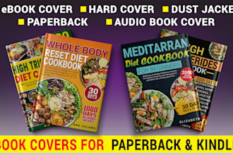 design a book cover, ebook cover for amazon kindle