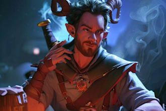 do dnd character or dnd party art