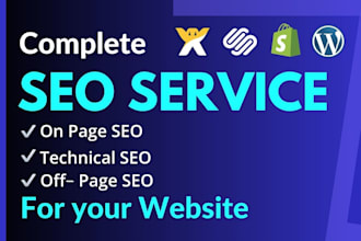 optimize website SEO service on wix, squarespace, shopify, wordpress