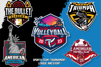 design professional logo for sports team, tournament, or event
