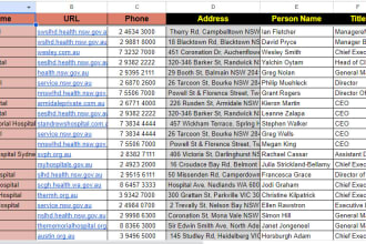 collect and find email and website crawling for you