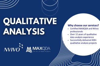 do interview analysis and survey analysis with nvivo and maxqda