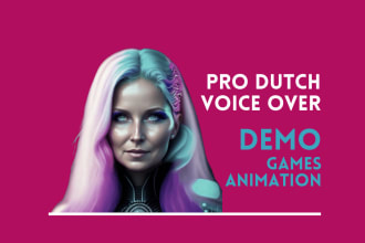 give a female dutch character voice to your game