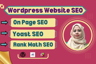 optimize wordpress website on page SEO using rank math or yoast