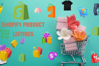 do product listing on shopify and pod stores