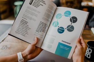 do company profile, brochure design, trifold, bifold, catalog for business