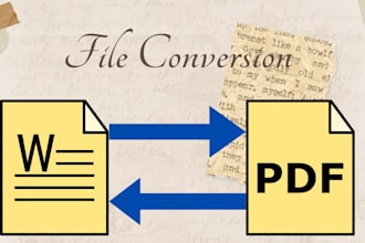 convert word documents to pdf and pdf files to word