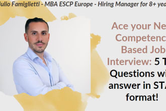 provide you with compelling interview answers in star format