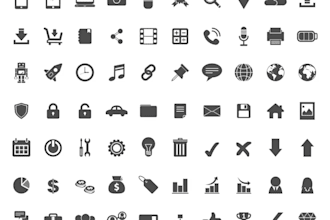 design customized trendy icons for your website or app