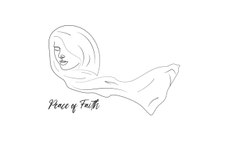 do modern minimalist custom hand drawn line art logo