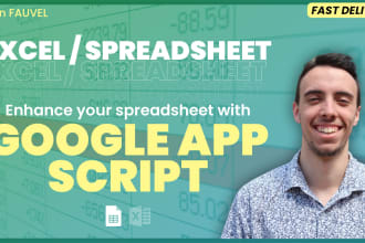enhance your spreadsheet with google app script