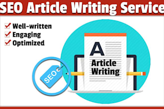 write 1500 words seo articles and blog posts for you
