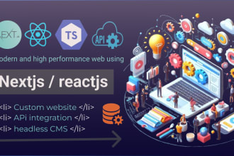 develop web app,  mvp project,  saas product, nextjs, react