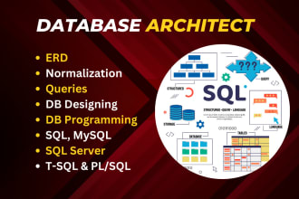 urgently design database, create queries in sql server, oracle, mysql
