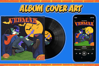 create single cover art or album artwork for pop, punk, rock, folk