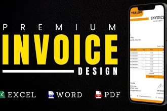do premium invoice design services